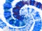 Azure Spiral Dye Bohemian. White Swirl Watercolor Vintage. Navy Ink Chinese Art. Beryl Brush Paint Cerulean Artistic Dirty Canva.