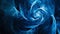 Azure Spiral Symphony Background