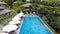 Azure swimming pool public recreation area