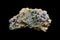 Azurite and Diopside on Cerussite