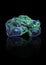 Azurite gemstone, copper carbonate, meaning