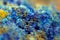 Azurite is a soft, deep blue copper mineral