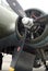 B-17 Radial Engine and lower Ball Turret