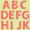 A B C D E F G H I J K Christmas alphabets