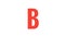 B Letter - Abstract Art Alphabet Letter B Logo.