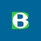 B letter logo vector illustration. B Lettermark simple iconic logo design.