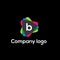 B letter multimedia vector logo design
