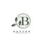 B Letter Nature Floral Logo