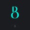 B and O combined letters, the initial of beautiful letters.