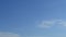 B-roll TimeLapse of sunny clear blue sky with white cirrus or cirrostratus clouds