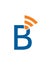 B signal logo , network logo vector