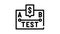 a-b test black icon animation