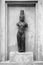 B&W film photo of Buddha avalokitesvara statue