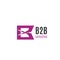 B2B business consulting vector letter B icon