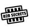 B2B SECRETS stamp on white