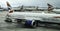 BA planes parked at London Heathrow Terminal 5