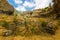 Baatara gorge waterfall in Lebanon