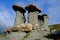 `Babele` natural rock formation in Bucegi, Romania