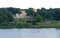 Babelsberg castle at the river Havel, Park Babelsberg, Potsdam