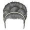 Babette of hairs with pigtail gray colors . trendy women fashion