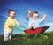 Babies Toddlers Enjoyment Fun Playing Concept