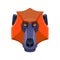 Baboon Head Flat Icon