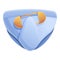 Baby absorbent diaper icon, cartoon style