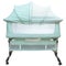 Baby bassinet travel cot co-sleeper, isolated over white