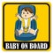 Baby on board sign