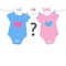 Baby body. Baby gender reveal background.