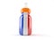 Baby bottle with french flag