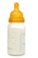 Baby bottle with milk