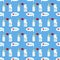 Baby bottle and whole milk gallon seamless pattern