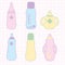 Baby bottles set