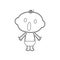 Baby boy surprised icon. Element of Baby for mobile concept and web apps icon. Outline, thin line icon for website design and