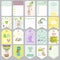 Baby Boy Tags. Baby Banners. Scrapbook Labels. Cute Cards