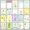 Baby Boy Tags. Baby Banners. Scrapbook Labels. Cute Cards