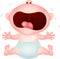 Baby cartoon crying