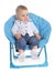 Baby in chair