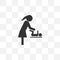 Baby change icon. Vector illustration, flat design