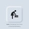 Baby changing facilities. Toilet room for mothers with kids. Mother and child icon. Baby changing room sign. Vector EPS 10. UI