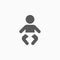 Baby changing icon, baby, newborn, nappy