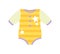 Baby Clothes Romper Suit, Vector Illustration