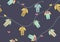 Baby clothes seamless pattern ,Vector illustrations