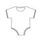 Baby clothing icon Illustration sign design