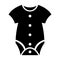 Baby clothing simple icon