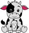 Baby Cow Vector Design