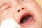 Baby Crying Loud Close Up