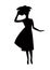 A baby doll black color silhouette vector