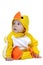 Baby dressed chicken